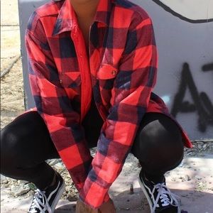 Vintage 1990s Buffalo Plaid Flannel
